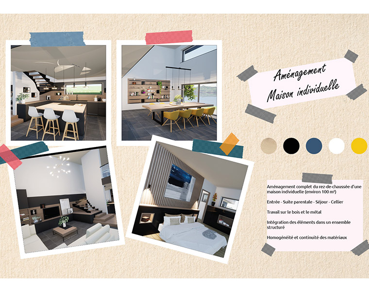 Audrey Bonnet Architecte vous accompagne également pour vos aménagements intérieurs.